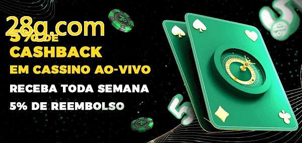 Promoções do cassino ao Vivo 28g.com